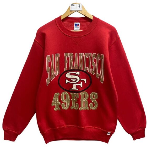 Vintage 90s San Francisco 49ers Sweatshirt, Retro 49ers NFL Football Shirt Tee - Picture 1 of 2